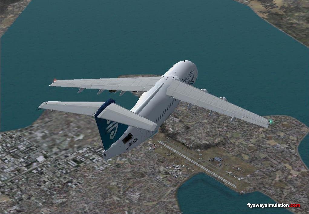 Bae 146 Over Wellington NZ From the Microsoft Flight Simulator 2004 gallery