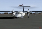 Dash 8 Parked at Christchurch