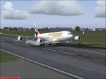 Emirates Landing at Trivandrum International Airport