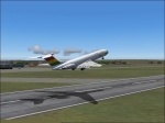 vc10 from ghana airways take-off.