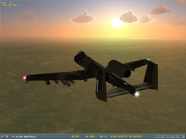 A-10 at Dusk