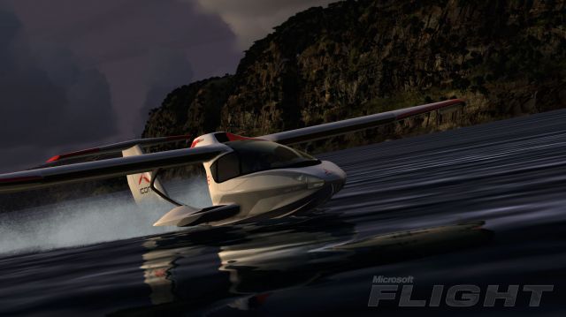 Icon Aircraft Water Landing. From the Microsoft Flight gallery.