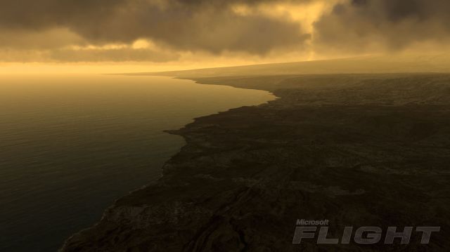 Scenery Demonstration. From the Microsoft Flight gallery.