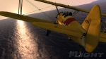 Boeing Steerman Rear and Sunset