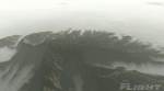 Clouds covering foothills