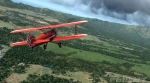 Red Bi-Plane