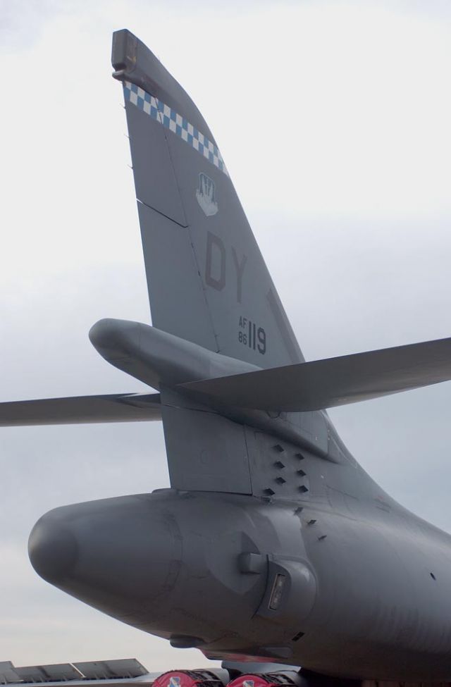 B-1B Lancer Tail Shot. From the Aircraft and Aviation gallery.
