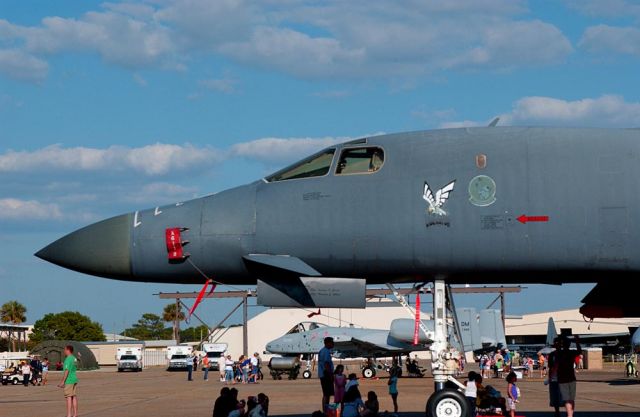 B-1B Lancer on Display. From the Aircraft and Aviation gallery.