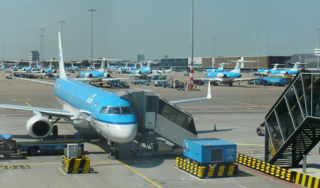 Schiphol AMS Fokker and Embraer Apron.. From the Aircraft and Aviation gallery.