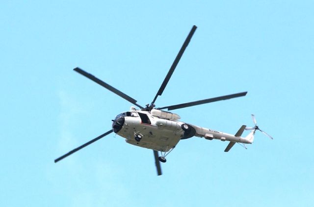 Mi-17 makes a right-360. From the Aircraft and Aviation gallery.