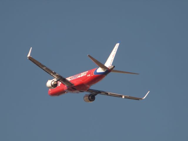 Pacific Blue E190 departing Adelaide. From the Aircraft and Aviation gallery.