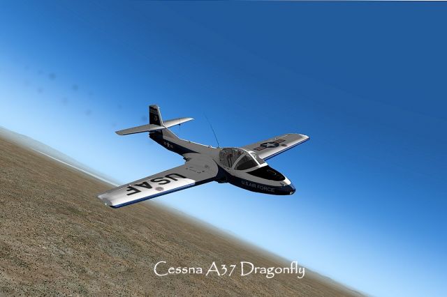 Cessna A37. From the X-Plane gallery.