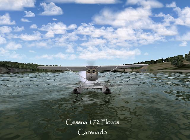 Carenado Cessna 172 Floats. From the X-Plane gallery.