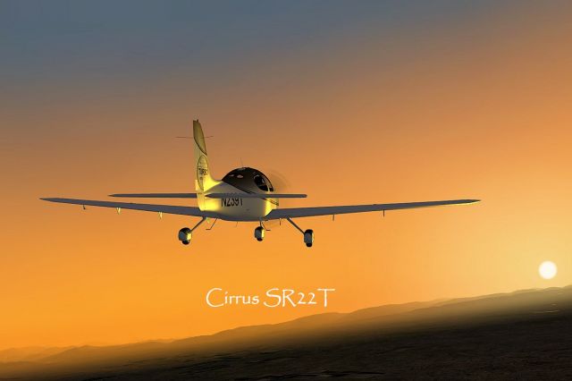 Cirrus SR22. From the X-Plane gallery.