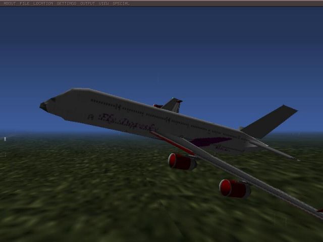 My Aircraft Model in X-Plane. From the X-Plane gallery.