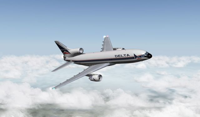 Turning to heading 135. From the X-Plane gallery.