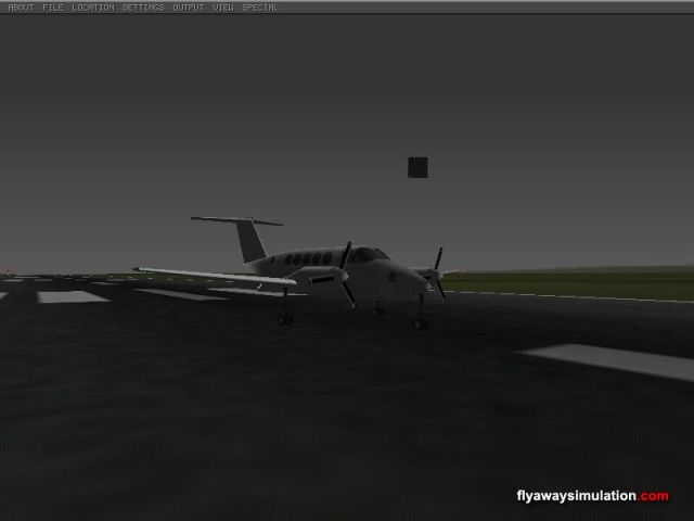 First successful landing. From the X-Plane gallery.