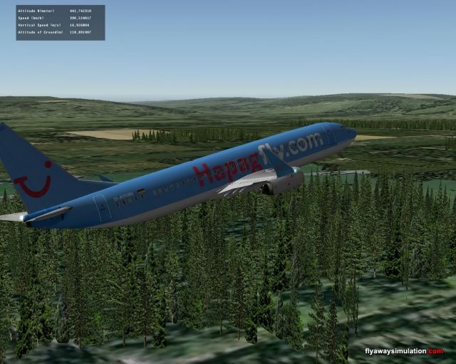 X-Plane forest tree scenery. From the X-Plane gallery.