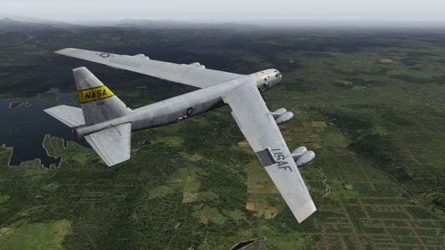 X-Plane 10: B-52 Stratofortress. From the X-Plane gallery.