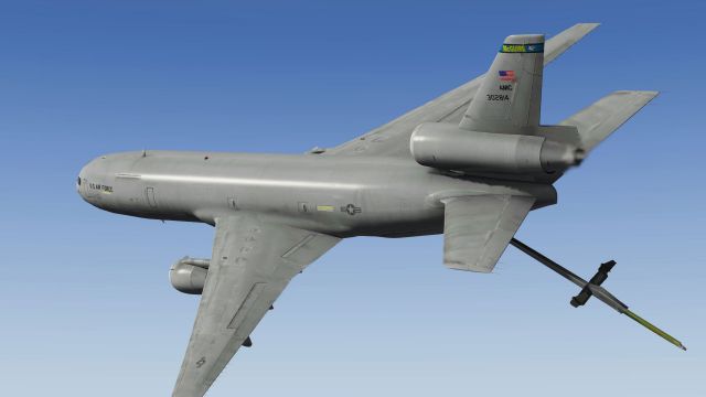 X-Plane 10: KC-10 Extender. From the X-Plane gallery.
