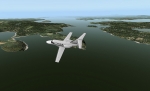 Cessna Mustang over Washington Bay