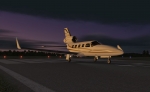 Piper Jet awaiting control