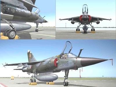 F1 Mirage package for Flight Sim X
