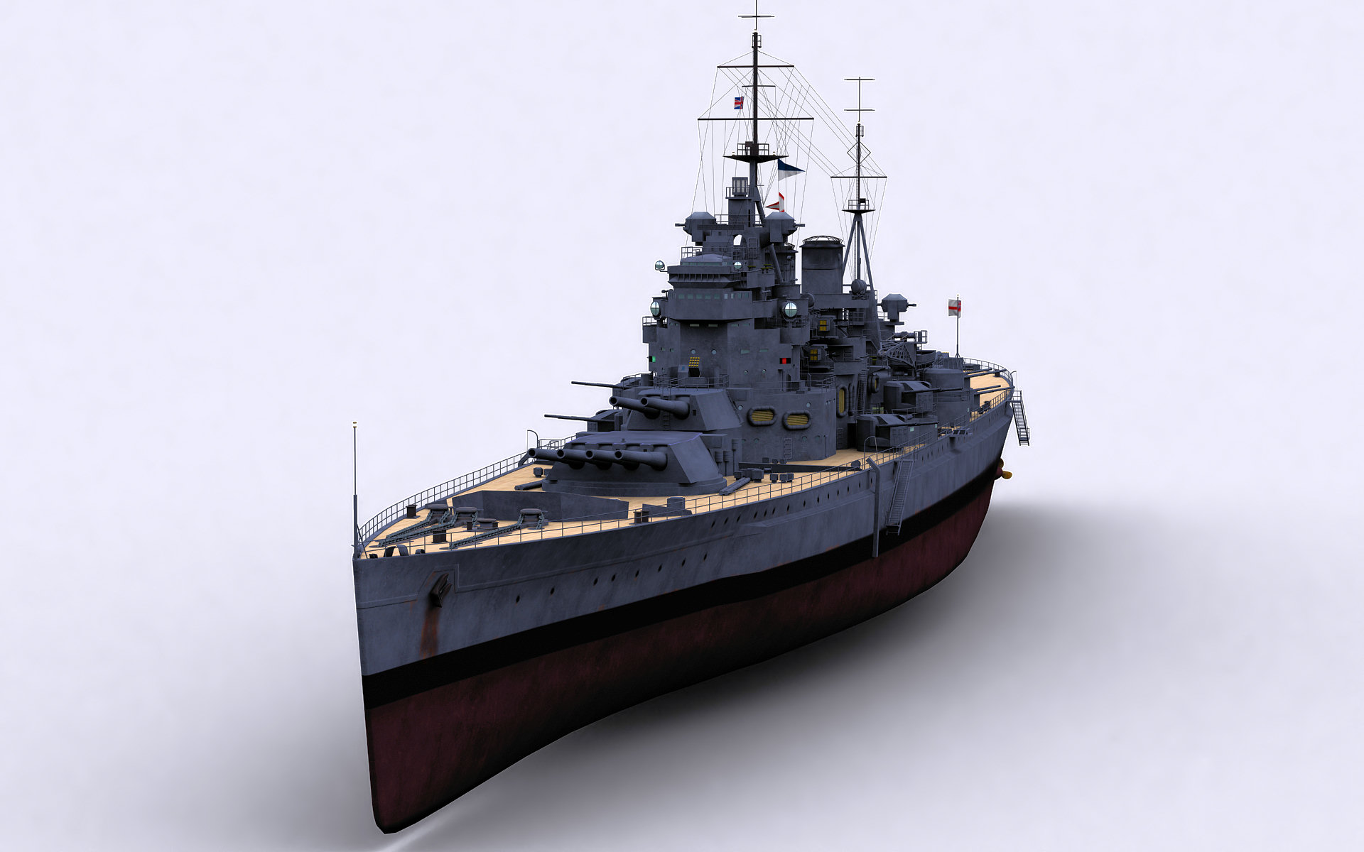 HMS King George V for FSX by Deltasim Studio