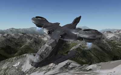 Hornet in X-Plane's 9