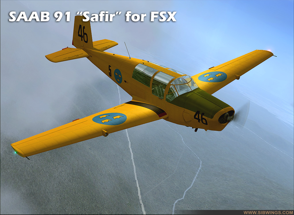 SAAB 91 "Safir" for FSX