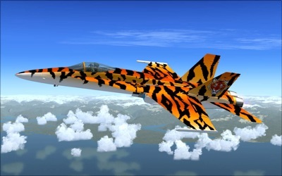 Tigerskin F/A-18 Hornet