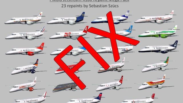 Screenshot 1 — Jetstream 4100 Mega Repaint Pack Fix