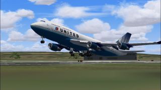 Screenshot 1 — United Airlines Boeing 747-422