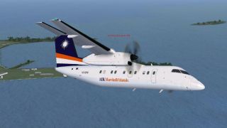 Screenshot 1 — Air Marshall Islands DH8-200
