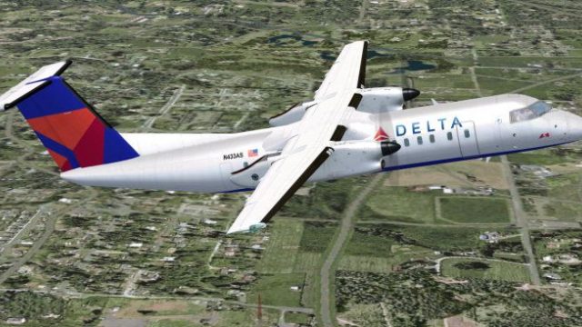 Screenshot 1 — Delta Airlines Dash 8 Q300