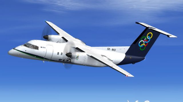 Screenshot 1 — Olympic Air Bombardier Dash 8-100
