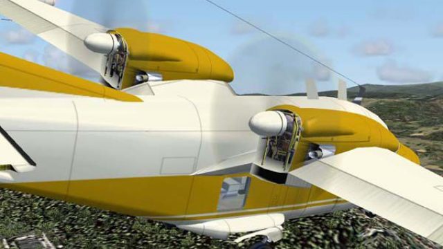 Screenshot 1 — FS2002/FS2004 Piaggio P-166CL2