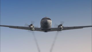 Screenshot 1 — Convair CV580 Smoke Effect