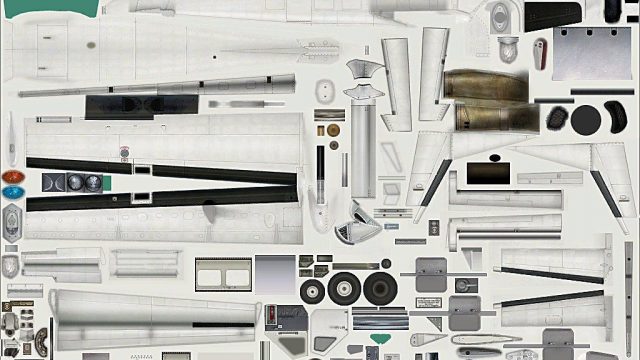 Screenshot 1 — Cessna C208B Caravan Layered Paint Kit