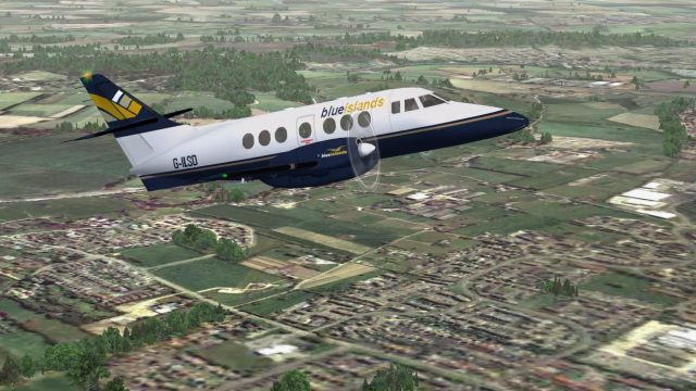 Screenshot 1 — Blueislands Jetstream 31 Fleet Textures