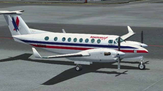 Screenshot 1 — American Eagles Beechcraft King Air 350