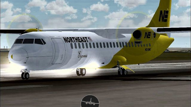 Screenshot 1 — Northeast Airlines ATR 72-500