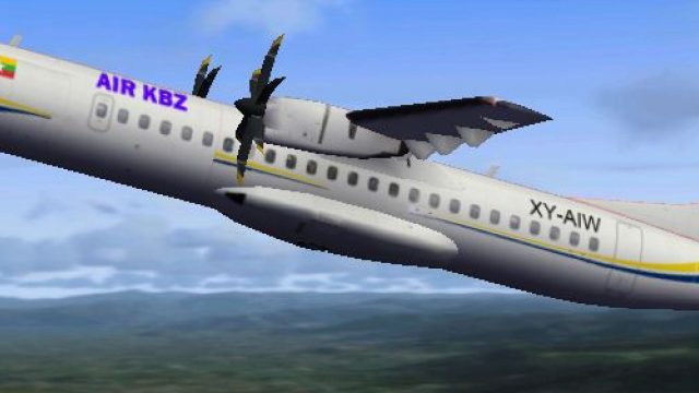 Screenshot 1 — Air KBZ ATR 72-500