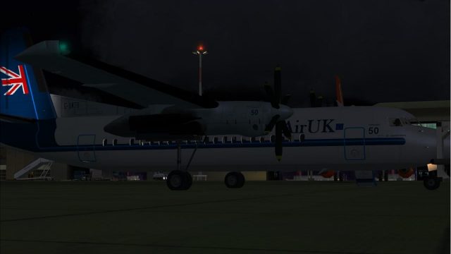 Screenshot 1 — AirUK Fokker F50