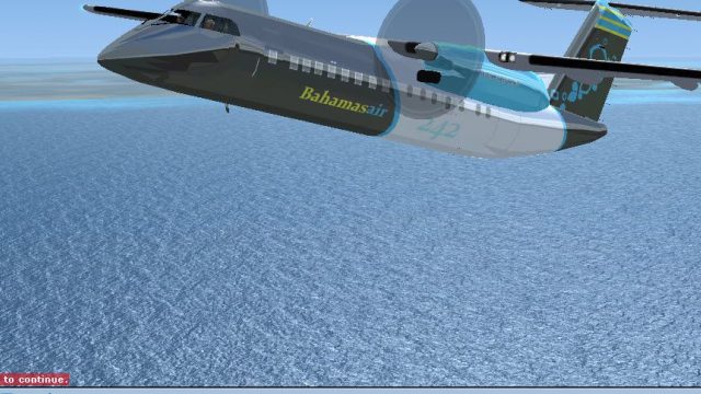 Screenshot 1 — Bahamasair Black Dash-8