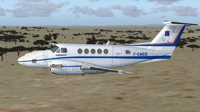Screenshot 1 — National Geographic Institut Beechcraft King Air 200
