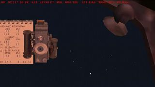 Screenshot 20 — Simulated Aircraft Bubble Sextant