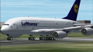 Screenshot 2 — AFS Design Lufthansa Airbus A380 Trialware