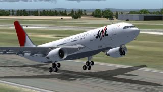 Screenshot 1 — Japan Airlines Airbus A-330-200GE