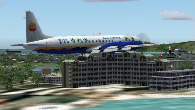 Screenshot 1 — Aerocaribbean Ilyushin Il-18D(F)